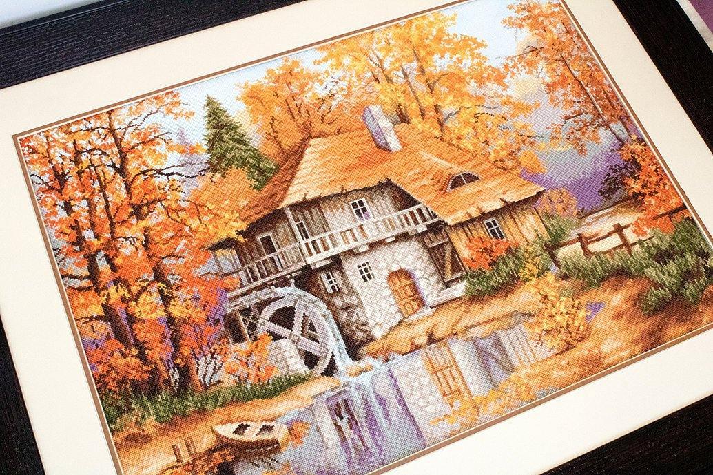 Autumn Landscape B481L Counted Cross-Stitch Kit, Needlecraft Kits, Needlecraft Kits, The Crafty Grimalkin - A Cross Stitch Store