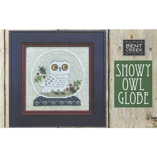 Snowy Owl Globe - Bent Creek - Cross Stitch Kit, Needlecraft Patterns, Needlecraft Patterns, The Crafty Grimalkin - A Cross Stitch Store