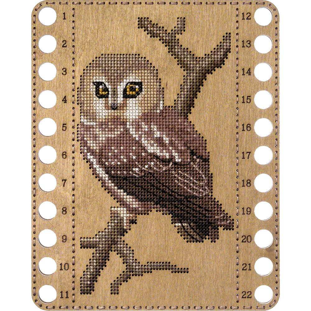 Blank for embroidery with thread on wood FLHW-016, The Crafty Grimalkin - A Cross Stitch Store