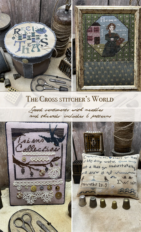 PRE-ORDER The Cross Stitcher's world BOOK - Primitive Hare - Cross Stitch Pattern, Needlecraft Patterns, Needlecraft Patterns, The Crafty Grimalkin - A Cross Stitch Store