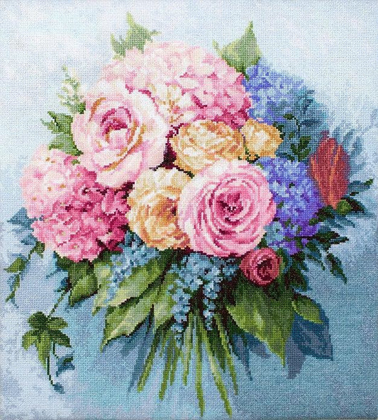 Bouquet B2371L Counted Cross-Stitch Kit, Needlecraft Kits, Needlecraft Kits, The Crafty Grimalkin - A Cross Stitch Store