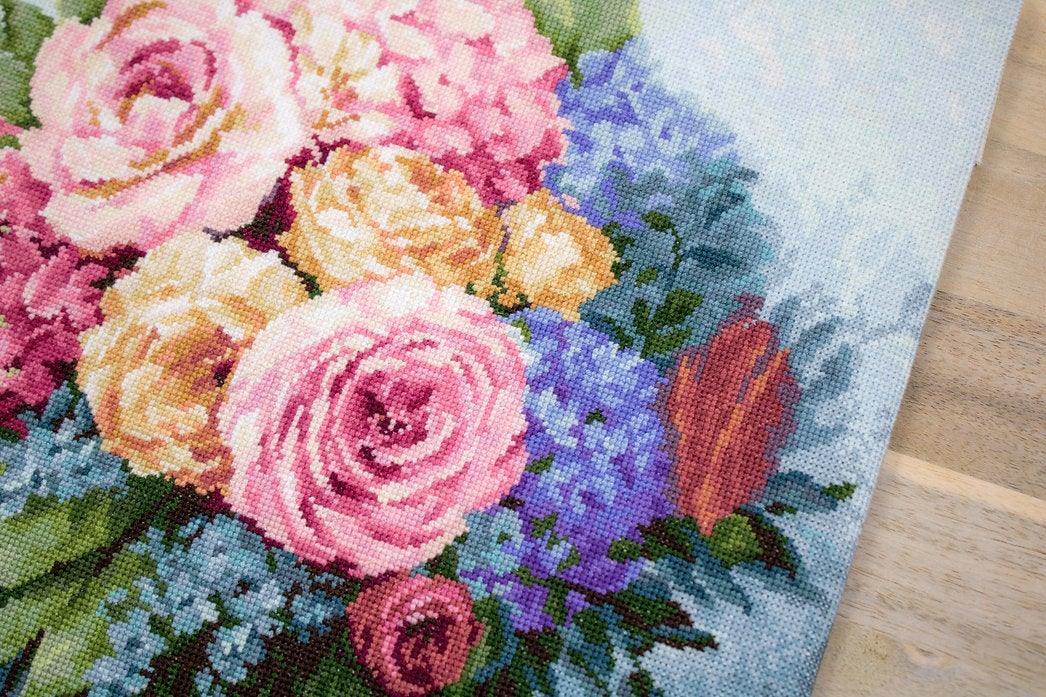 Bouquet B2371L Counted Cross-Stitch Kit, Needlecraft Kits, Needlecraft Kits, The Crafty Grimalkin - A Cross Stitch Store