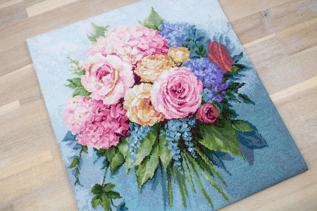 Bouquet B2371L Counted Cross-Stitch Kit, Needlecraft Kits, Needlecraft Kits, The Crafty Grimalkin - A Cross Stitch Store