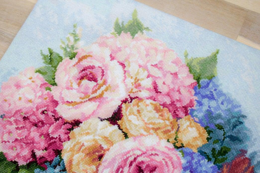 Bouquet B2371L Counted Cross-Stitch Kit, Needlecraft Kits, Needlecraft Kits, The Crafty Grimalkin - A Cross Stitch Store