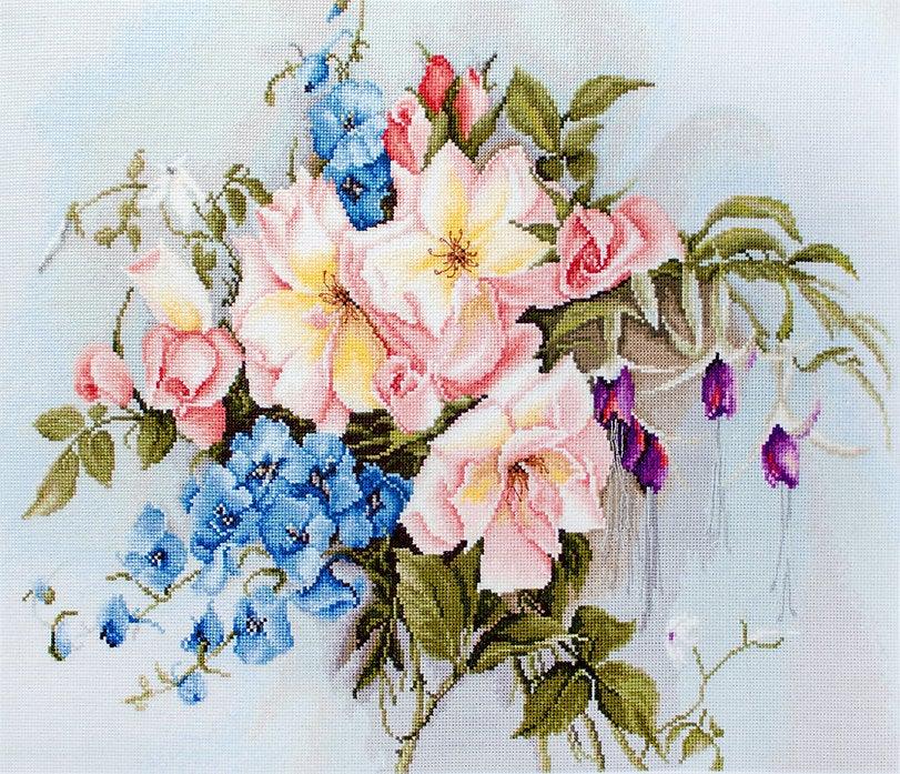 Bouquet with Bells BA2362L Counted Cross-Stitch Kit, Needlecraft Kits, Needlecraft Kits, The Crafty Grimalkin - A Cross Stitch Store