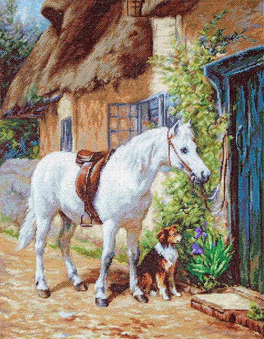 By the Cottage  B572L Counted Cross-Stitch Kit, The Crafty Grimalkin - A Cross Stitch Store