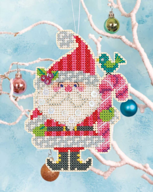 Candy Claus - Satsuma Street - Cross Stitch Kit, The Crafty Grimalkin - A Cross Stitch Store