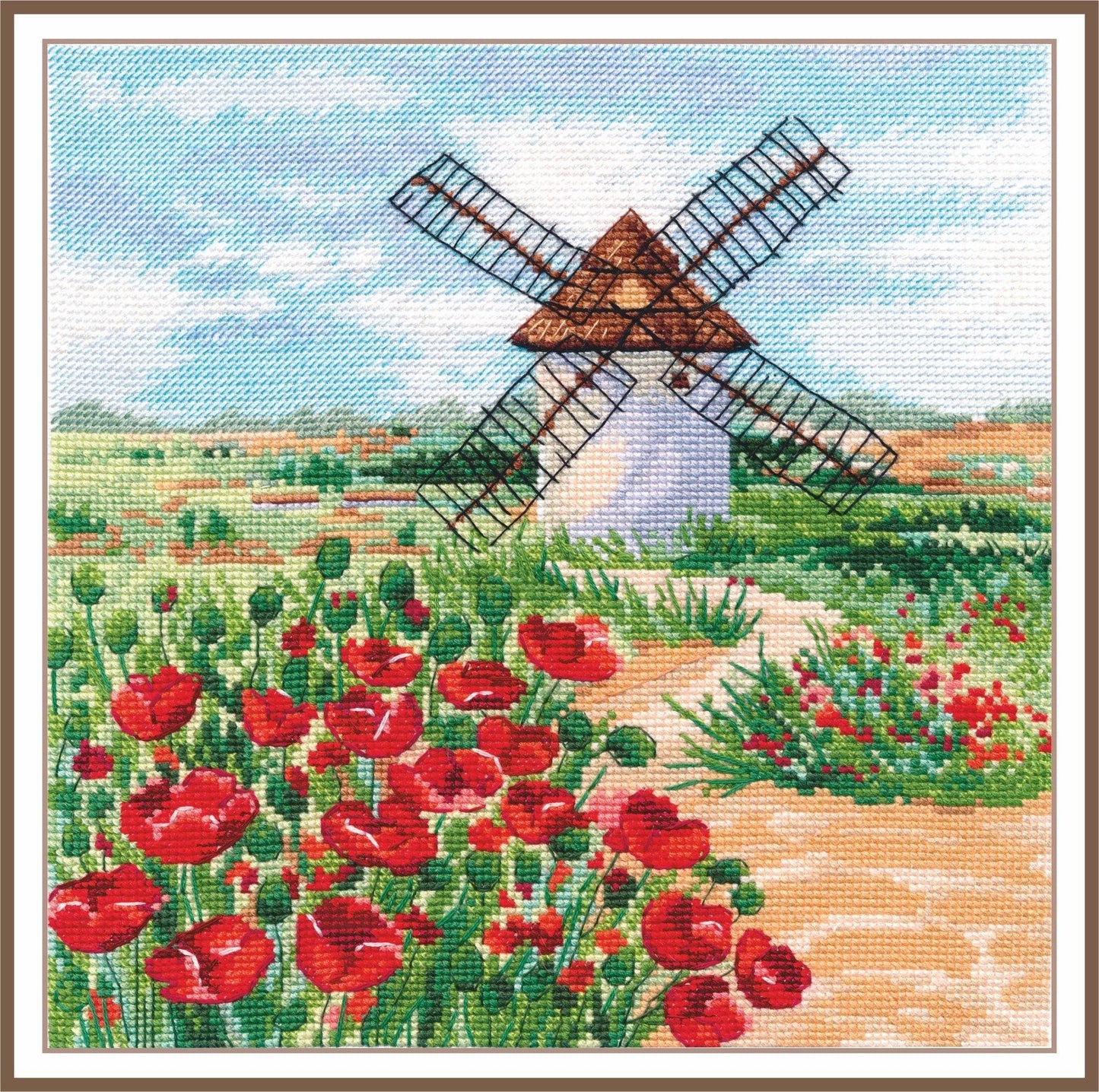 Castilla-La Mancha 1157 Counted Cross Stitch Kit, Needlecraft Kits, Needlecraft Kits, The Crafty Grimalkin - A Cross Stitch Store