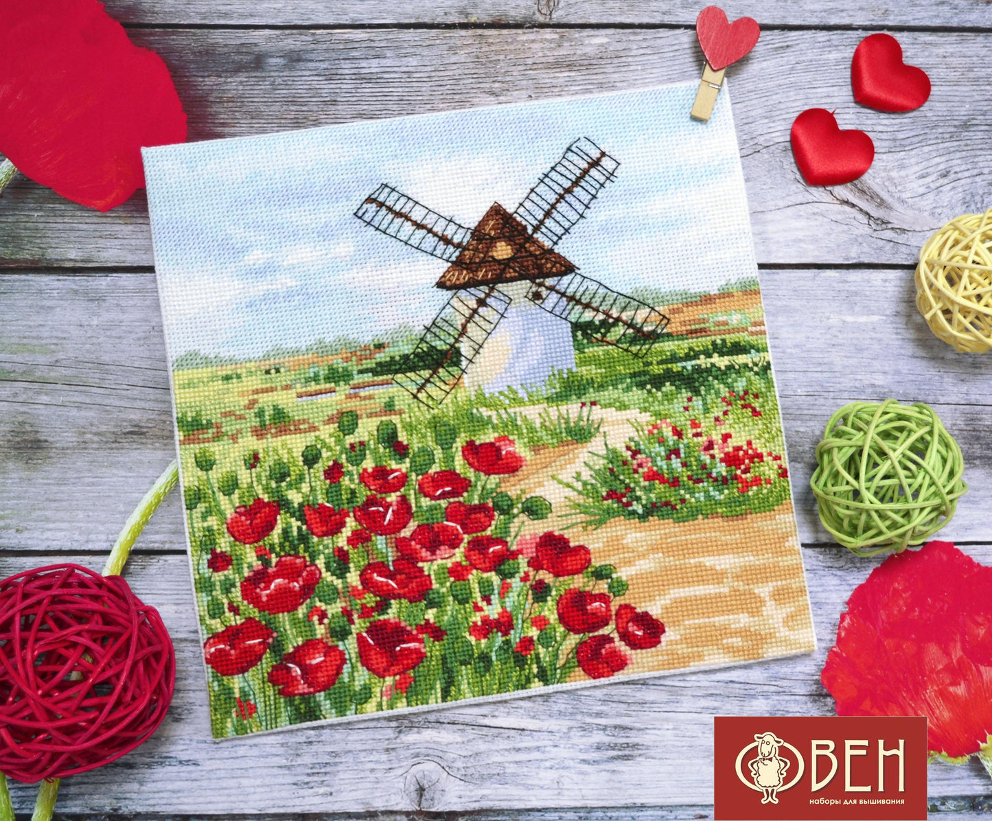 Castilla-La Mancha 1157 Counted Cross Stitch Kit, Needlecraft Kits, Needlecraft Kits, The Crafty Grimalkin - A Cross Stitch Store