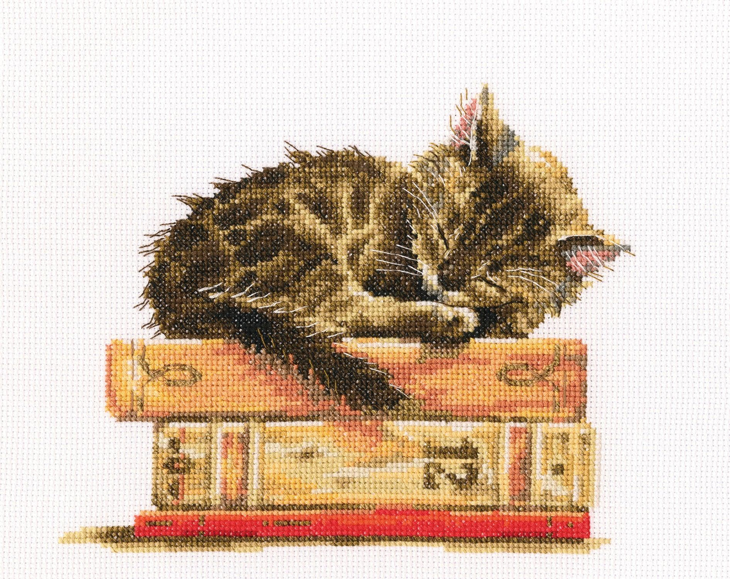 Cat's dream M642 Counted Cross Stitch Kit, The Crafty Grimalkin - A Cross Stitch Store