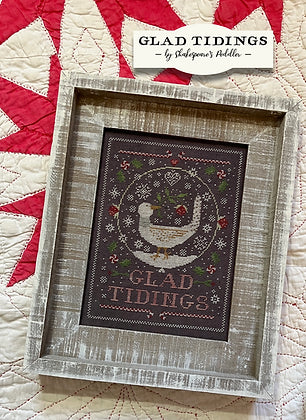 Glad Tidings By Shakespeare's Peddler - Cross Stitch Pattern, Needlecraft Patterns, Needlecraft Patterns, The Crafty Grimalkin - A Cross Stitch Store