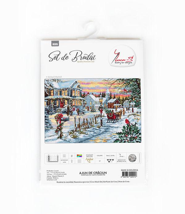 Christmas Eve B595L Counted Cross-Stitch Kit, The Crafty Grimalkin - A Cross Stitch Store