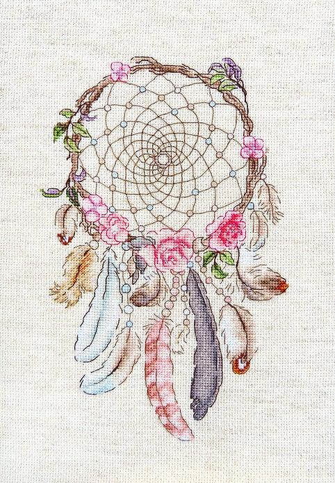 Counted Cross Stitch Kit Live your dreams Leti957, Needlecraft Kits, Needlecraft Kits, The Crafty Grimalkin - A Cross Stitch Store