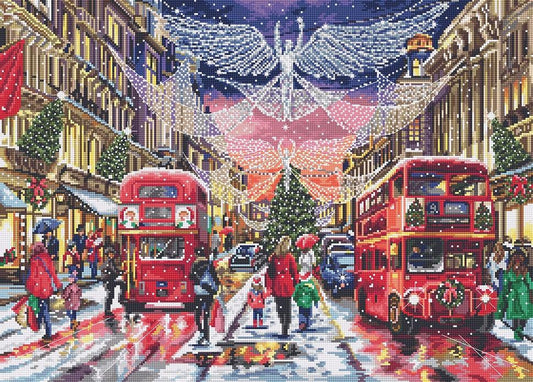 Counted Cross Stitch Kit Regent Street/Range: Cities L8022, Needlecraft Kits, The Crafty Grimalkin - A Cross Stitch Store