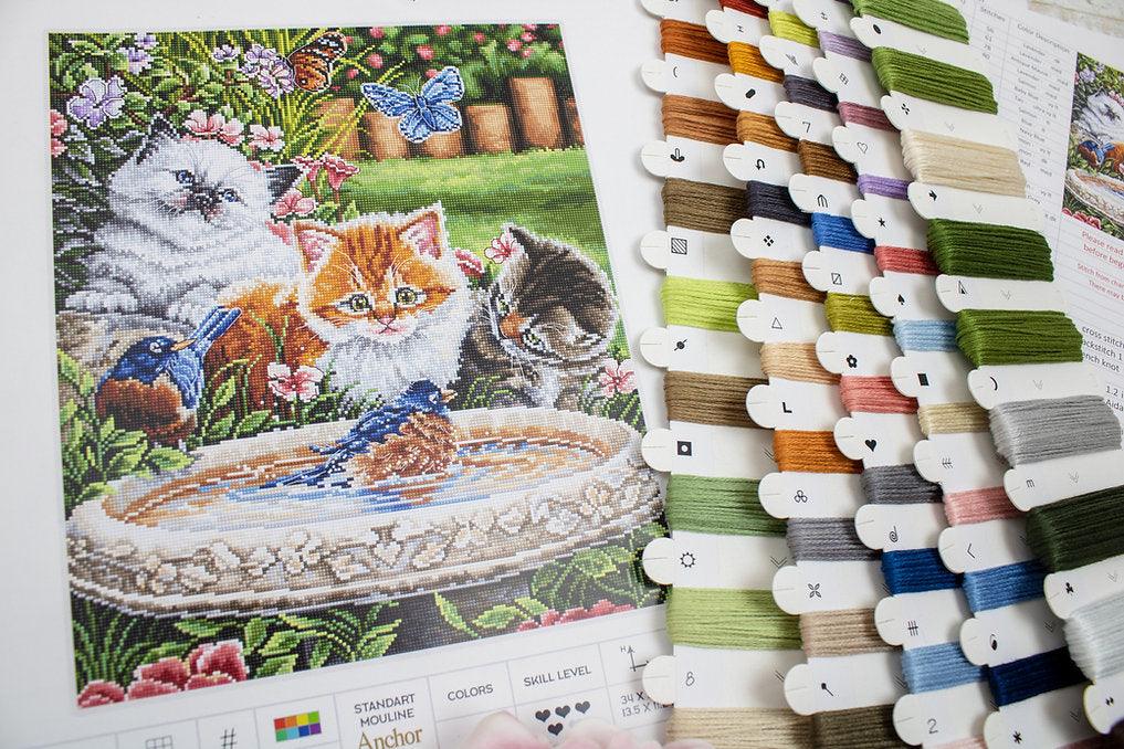 Counted Cross Stitch Kit Splashing up some fun L8028, Needlecraft Kits, The Crafty Grimalkin - A Cross Stitch Store