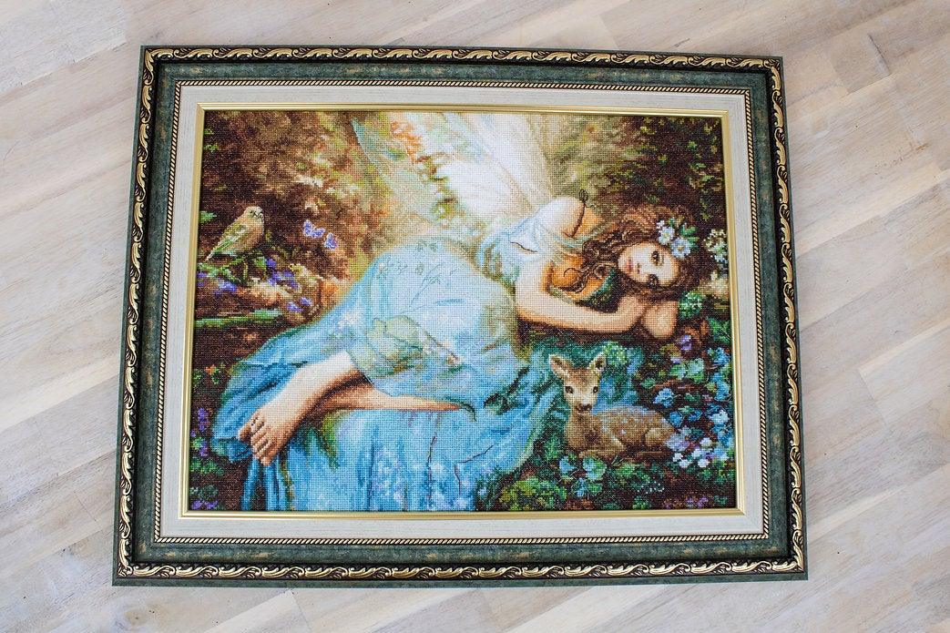 Counted Cross Stitch Kit Spring Fairy Leti960, Needlecraft Kits, Needlecraft Kits, The Crafty Grimalkin - A Cross Stitch Store