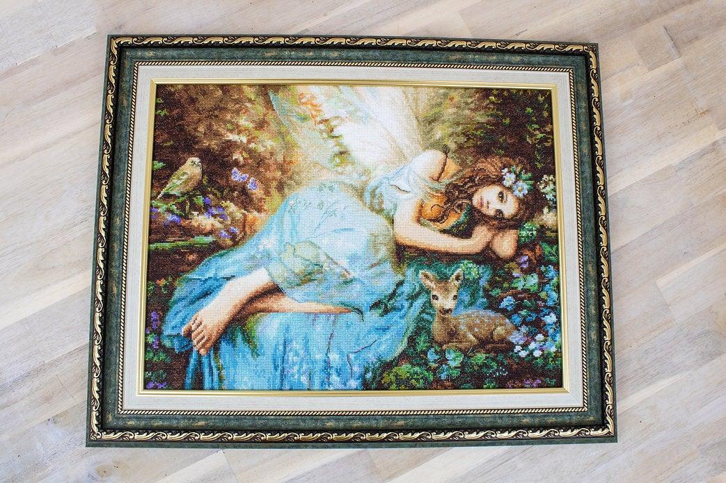 Counted Cross Stitch Kit Spring Fairy Leti960, Needlecraft Kits, Needlecraft Kits, The Crafty Grimalkin - A Cross Stitch Store