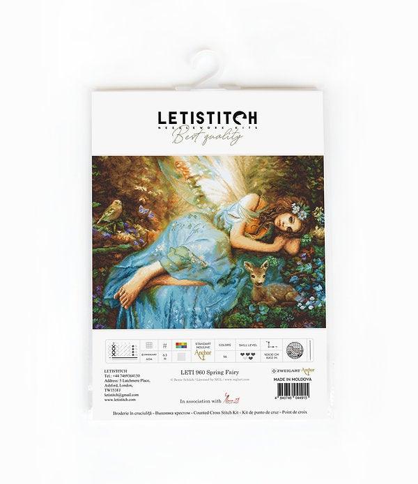 Counted Cross Stitch Kit Spring Fairy Leti960, Needlecraft Kits, Needlecraft Kits, The Crafty Grimalkin - A Cross Stitch Store