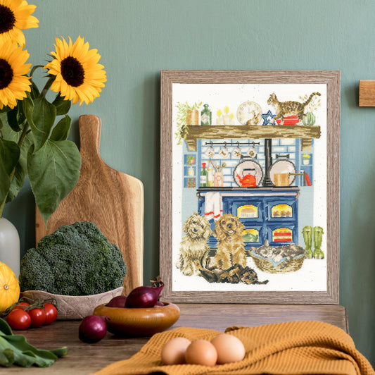 Country Kitchen  XHD127 Counted Cross Stitch Kit, The Crafty Grimalkin - A Cross Stitch Store