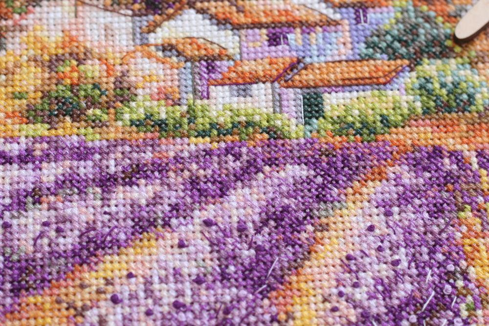 Cross-stitch kit Lavender fields AH-116, The Crafty Grimalkin - A Cross Stitch Store