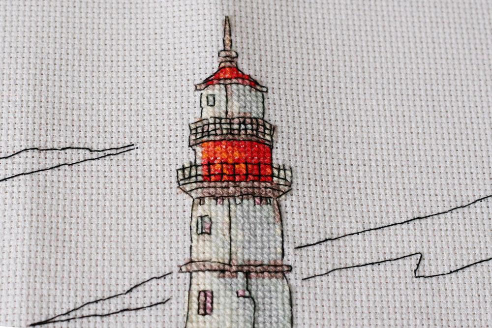 Cross-stitch kit Lighthouse light AH-109, The Crafty Grimalkin - A Cross Stitch Store