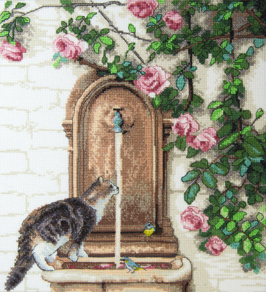 Cross-stitch kit M-460C Counted cross stitch kit "Thirst", The Crafty Grimalkin - A Cross Stitch Store