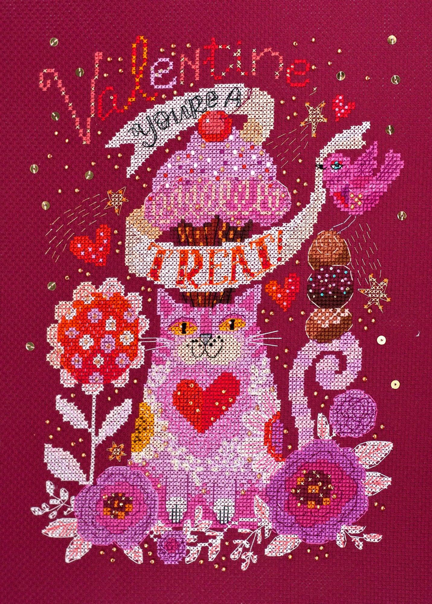 Cross-stitch kit - Love AH-101, Needlecraft Kits, The Crafty Grimalkin - A Cross Stitch Store