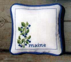 Maine Blueberry - Sequin Designs Cross Stitch Pattern