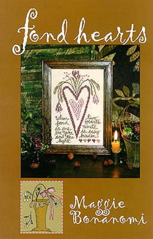 Fond Hearts - Blackbird Designs - Cross Stitch Pattern, Needlecraft Patterns, Needlecraft Patterns, The Crafty Grimalkin - A Cross Stitch Store