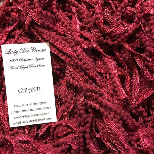 Chianti Mini Pom Poms - Lady Dots Creates Finishing Trims