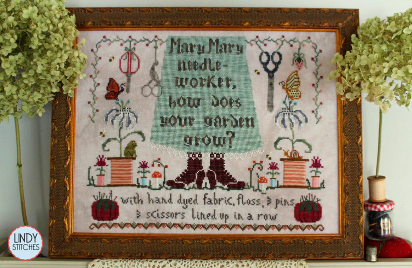 Mary, Mary Needleworker - Lindy Stitches - Cross Stitch Pattern