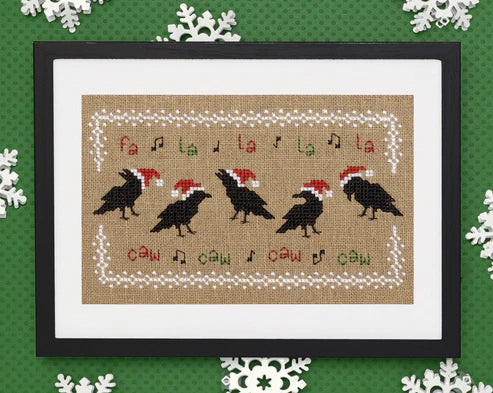 Fa La Caw - Lola Crow - Cross Stitch Pattern