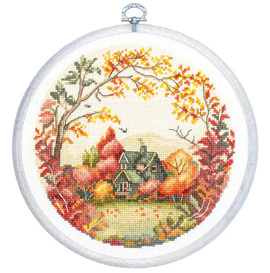 The Autumn BC221L Counted Cross-Stitch Kit - Luca- S, Needlecraft Kits, The Crafty Grimalkin - A Cross Stitch Store