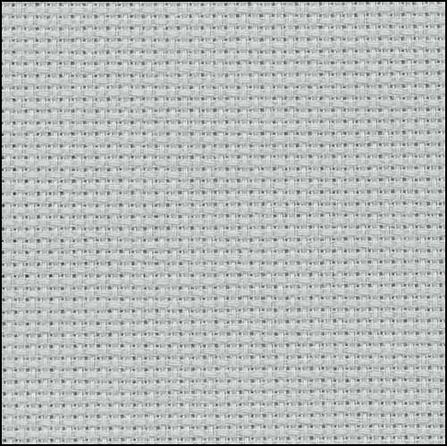 18 Count Aida - Mystic Grey Zweigart Cross Stitch Fabric, Fabric, The Crafty Grimalkin - A Cross Stitch Store