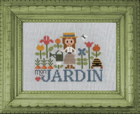 Mon Jardin - Jardin Prive - Cross Stitch Pattern, Needlecraft Patterns, Needlecraft Patterns, The Crafty Grimalkin - A Cross Stitch Store