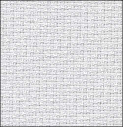 18 Count Aida - Silver Moon Zweigart Cross Stitch Fabric, Fabric, The Crafty Grimalkin - A Cross Stitch Store