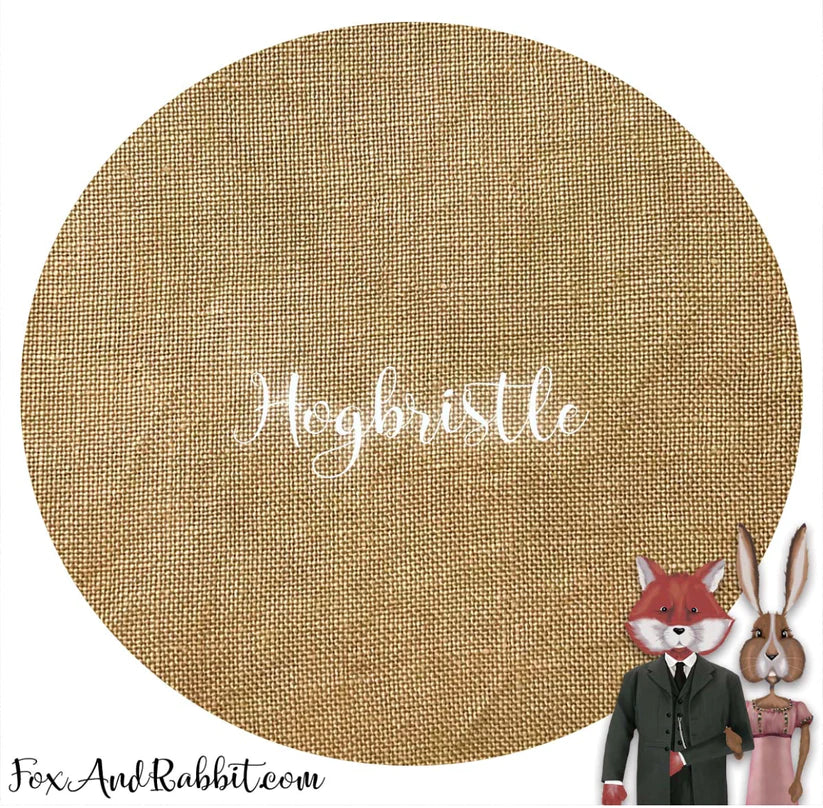 18 Count Aida - Hogbristle - Fox and Rabbit Designs, Fabric, Fabric, The Crafty Grimalkin - A Cross Stitch Store