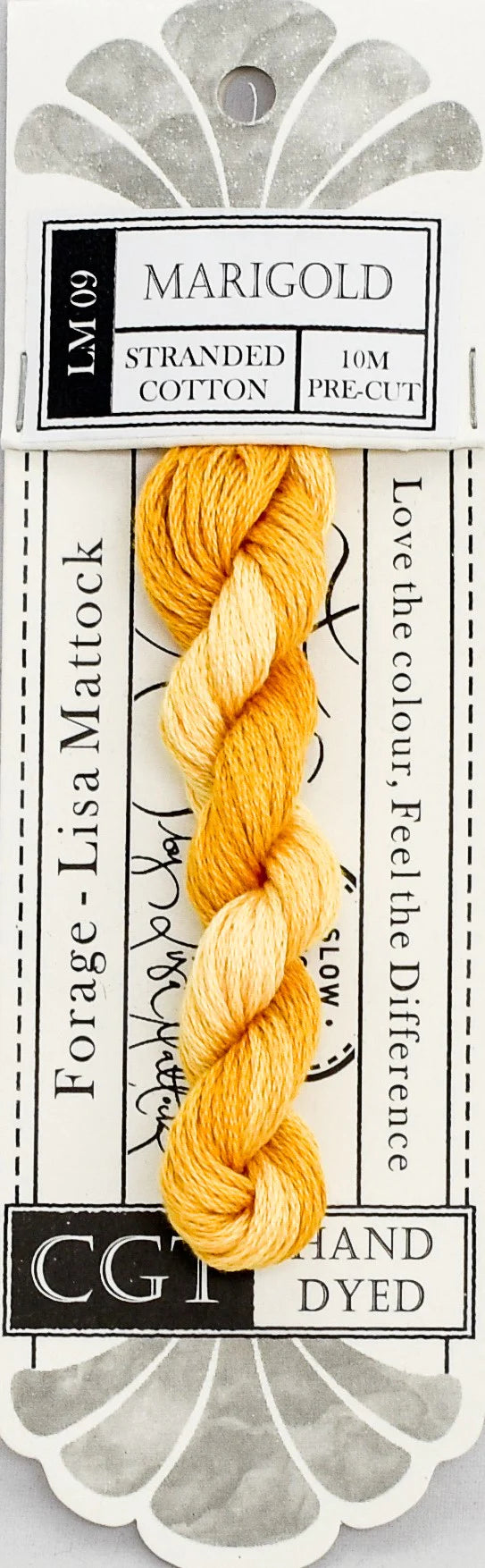 Marigold LM 09 - Cottage Garden Threads, Thread & Floss, The Crafty Grimalkin - A Cross Stitch Store