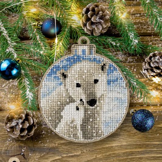 Polar Bear Ornament - Wonderland Crafts