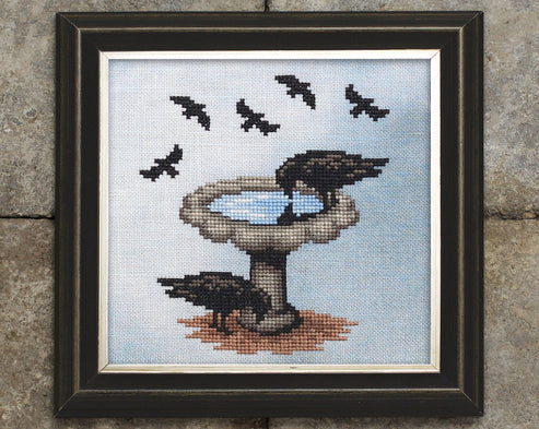 Narcissus the Crow - Lola Crow - Cross Stitch Pattern