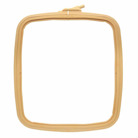 Plastic Square Hoop Nurge 170-14 Coffee Brown, The Crafty Grimalkin - A Cross Stitch Store