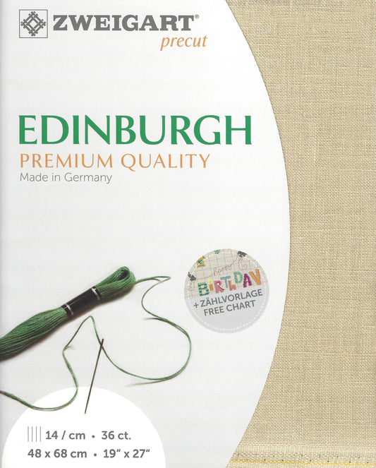 Precut  Zweigart Edinburgh 36 count Antique Ivory 3217/233, The Crafty Grimalkin - A Cross Stitch Store