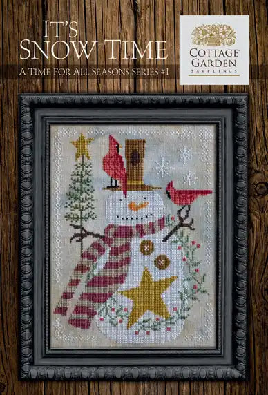 It's Snow Time - A Time for all Seasons #1 - Cottage Garden Samplings - Cross Stitch Pattern