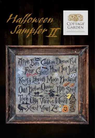 Halloween Sampler II - Cottage Garden Samplings - Cross Stitch Pattern, Needlecraft Patterns, Needlecraft Patterns, The Crafty Grimalkin - A Cross Stitch Store