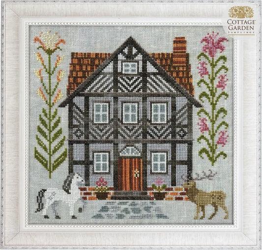 Tudor House - Fabulous House Series Special Edition - Cottage Garden Samplings - Cross Stitch Pattern