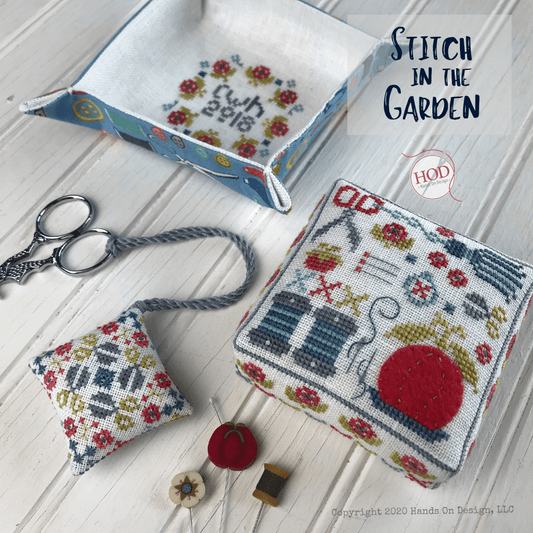 Stitch in the Garden - Hands on Design - Cross Stitch Pattern, Needlecraft Patterns, Needlecraft Patterns, The Crafty Grimalkin - A Cross Stitch Store