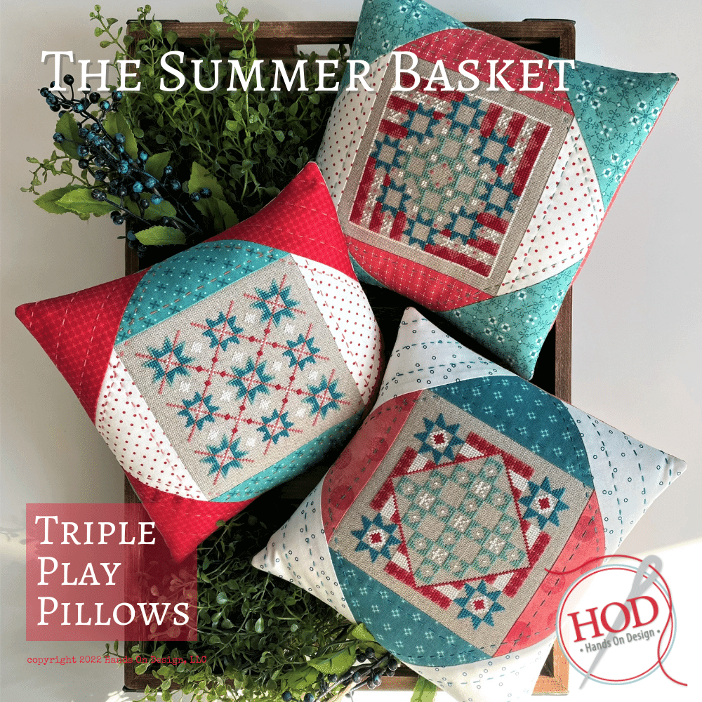 The Summer Basket - Hands on Design - Cross Stitch Pattern, Needlecraft Patterns, Needlecraft Patterns, The Crafty Grimalkin - A Cross Stitch Store