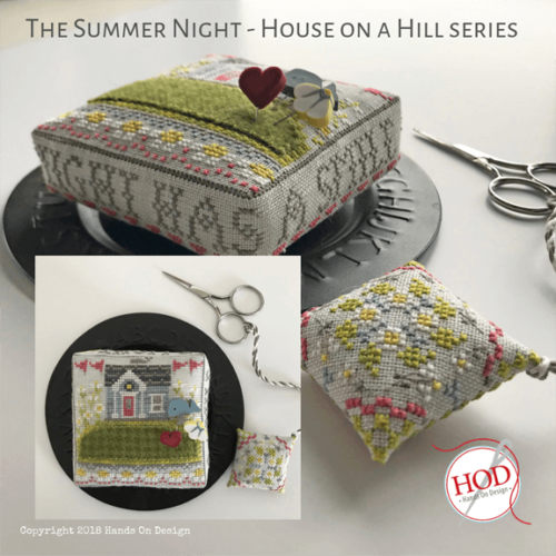 The Summer Night House on a Hill - Hands on Design - Cross Stitch Pattern, Needlecraft Patterns, Needlecraft Patterns, The Crafty Grimalkin - A Cross Stitch Store