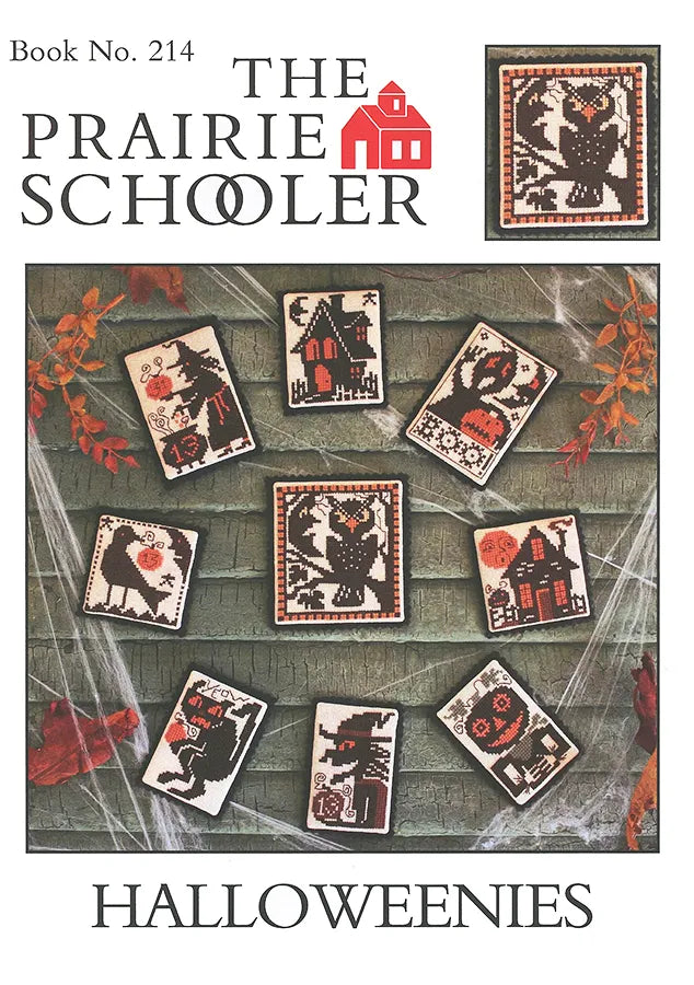 Halloweenies - Book 214 - The Prairie Schooler - Cross Stitch Pattern, Needlecraft Patterns, The Crafty Grimalkin - A Cross Stitch Store