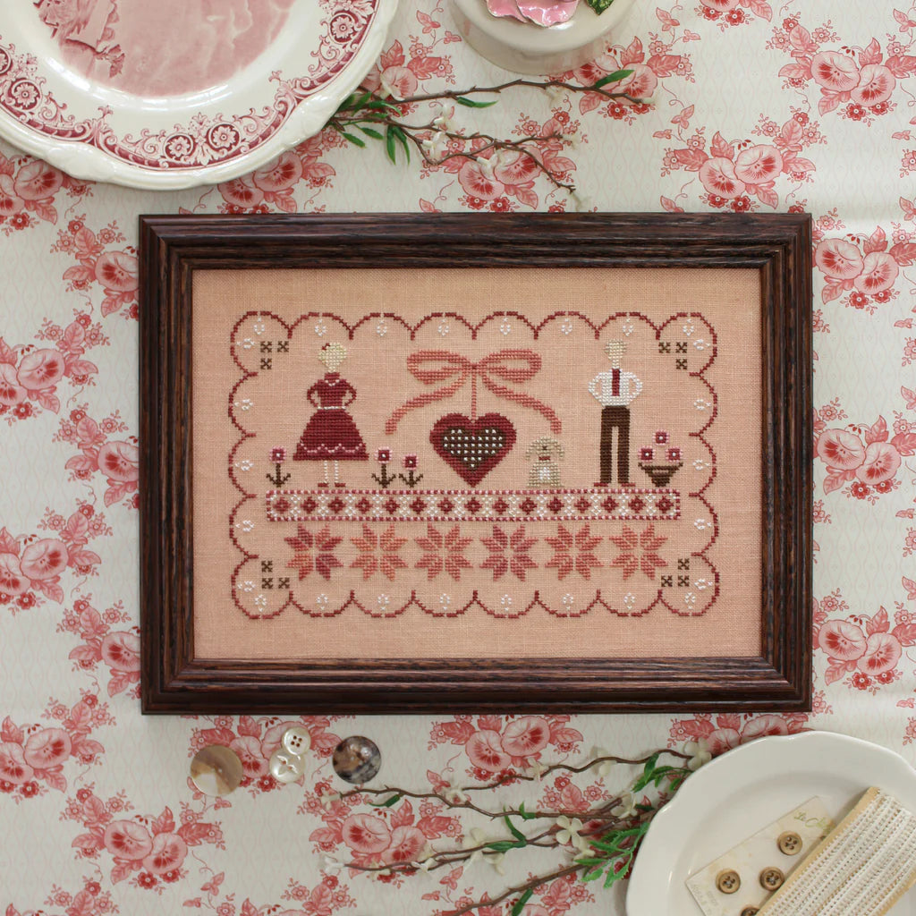 True Love - October House Fiber Arts - Cross Stitch Pattern, Needlecraft Patterns, The Crafty Grimalkin - A Cross Stitch Store